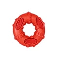thumbnail image 2 of Dog interactive toys for Boredom, Guaranteed indestructible Dog toy, 6 in, Silicone Rubber, Red Ring, dental Care, Small Canines, 1 Pc (168 Chars), 2 of 6