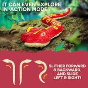 Terra by Battat RC Snake: Red Python RC Giant Snake Toy for Kids 5 Years+