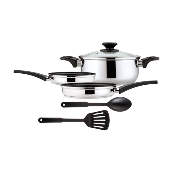 Batería de Cocina Tramontina Acero Inoxidable 6 pzas