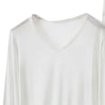 thumbnail image 5 of ylioge Womens Plus Size Pajama Sets M-5X 2 Piece Long Sleeve Tops and Pants Loungewear Outfits Casual Solid Color Soft-Modal Homewear Pajamas Set, 5 of 5