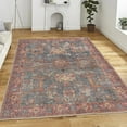 thumbnail image 1 of LaDole Rugs 3x10 Living Room Runner Premium Cotton Washable Area Rug | Rustic Home Decor Boho Carpet For Hallway, Entrance, Balcony |Blue Multicolor, 1 of 5