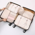 thumbnail image 2 of AUXDIQ 7 PCS Packing Cubes for Suitcase Travel Luggage Organizer Bags Set Packing Organizers Compression Suitcase Bag Travel Essential Bag, 2 of 5
