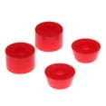 thumbnail image 3 of Bujes cónicos y cilíndricos Sunnimix para Patinaje Longboard 4 piezas rojo, 3 of 8