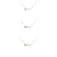 thumbnail image 4 of Collar Qarigey Signos del Zodiaco Aleación Oro Plata Géminis, 4 of 6