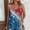 Red, variant on SOOMLON Independence Day Flowy Tank Tops for Women Eyelet Spaghetti Strap Distressed Fourth of July Shirts Crew Neck Red White and Blue Tops Sleeveless 2024 T-Shirt Loose Tee Blouse Clothes