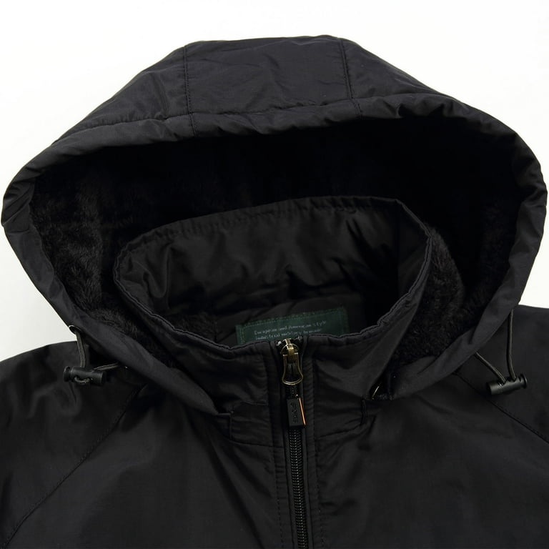 Windbreaker Jacket Men's And Winter Plus Velvet Solid Color Zipper