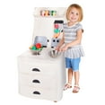 thumbnail image 4 of PopOhVer Pretend Play Kitchen Counter Play Set - Innovative Canvas Design Chair Cover, 4 of 5
