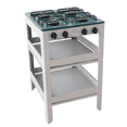 thumbnail image 2 of Parrilla de Anaquel Fraga 4 Quemadores Porcelanizada Verde, 2 of 5