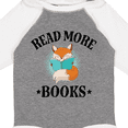 thumbnail image 4 of Inktastic Reading Group Fox Read More Books Boys or Girls Long Sleeve Baby Bodysuit, 4 of 5
