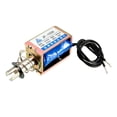 thumbnail image 1 of DC 12V 360mA 60N 10mm Electroimán solenoide Tipo Empujar Tirar de Marco abierto de Movimiento lineal DC12V 25N 10mm, 1 of 5