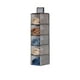 thumbnail image 2 of Organizador de armario colgante | Bolsa de almacenamiento plegable multicapa Tela no tejida 30x30x60cm • Estante de armario a prueba de polvo • Portazapatos de ropa que ahorra espacio • Diseño, 2 of 7