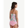 thumbnail image 2 of Justice Girls 2 piece Ruffle Tankini Swimsuit, sizes XS-XL, 2 of 7