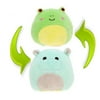 Squishmallows 12 Frog Wendy and Hippo Hank Flipamallows