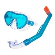 Dolfino Child Mask and Open Snorkel Set for Children, Blue, Unisex