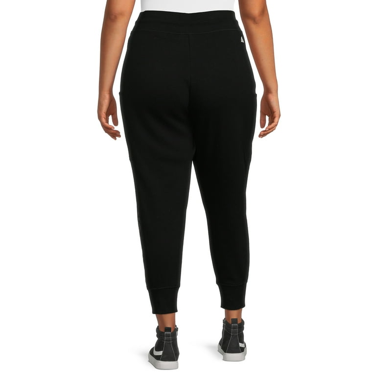 Reebok Women's Plus Size Gravity Super Soft Fleece Jogger Pants 