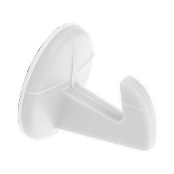 Silicone Door Bumper Pads with Hook Design for Wall Protection White 5 Pieces