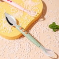 thumbnail image 2 of Cuillère pour Bébé en Silicone, Cuillère à Purée Cuillère pour Aliments pour Bébé Couverts pour Bébé Cuillère à Purée de Fruits Outil à Double Extrémité pour Purée de Fruits Purée de Pommes Cuillère, 2 of 6