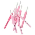 thumbnail image 2 of Greenadscape Sweater Crochet Hooks Pink Weaving Lace Crochets 9Pcs 5.4X0.6X0.3In, 2 of 10