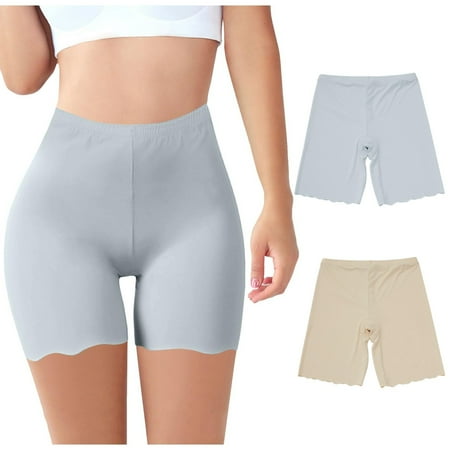 Deals of Today TMOYZQ Plus Size Seamless Underwear for Women Under Dress Shaping Boyshorts Panties High Waist Tummy Control Shapewear