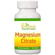 Biotech Nutritions Magnesium Citrate 225 mg Magnesium 120 ct
