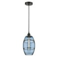 thumbnail image 4 of 616-1P-BK-G557-8BL-Innovations Lighting-Vaz - 1 Light Cord Hung Mini Pendant In Industrial Style-9.88 Inches Tall and 8 Inches Wide-Matte Black, 4 of 7