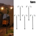 thumbnail image 2 of 5 Pcs Model Railroad Lights Lattice Mast Light Gauge H0 LED Light Layout, 2 of 10