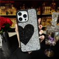 thumbnail image 1 of Funda de teléfono con purpurina para Samsung Galaxy S23 Ultra, carcasa de lujo para samsung S22, S21, S20, A12, A52S, A13, A53, A04, A14, A24, A34, A54 Fivean unisex, 1 of 2