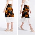 thumbnail image 4 of Pumpkin Stylish Chiffon Summer Beach Dresses for Women, 4 of 6
