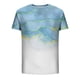 thumbnail image 3 of Mens Casual Pantalones Cortos Raya Impresión Suéter Fitness Deportes Camiseta, Poliéster Cuello Redondo Blusa para Al Aire Libre, Diario Y Primavera Verano Desgaste, 3 of 5