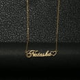 thumbnail image 5 of Vakki Name Customized Necklace Heart Shaped Personalized Necklace Stainless Steel Nameplate Necklace 18K Gold Plated Chain Jewelry for Women, 5 of 5