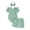 Green, variant on WUANDIXFA Newborn Baby Girl Clothes Baby Girl Comfortable and Breathable Set Cute Floral Printed Short Sleeve Shorts Three Piece Set 6-12 Months,Green