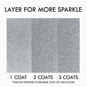 Silver, Rust-Oleum Glitter Spray Paints-301814, 10.25 oz