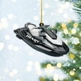thumbnail image 4 of Custom Jet Ski Ornaments 2025 Jet Boat Ski Christmas Ornament Skiing Jet Boat Christmas Tree Ornament Gift for Watercraft Lovers Speed Boat Ornaments (JK8) - 3222 (Purple), 4 of 7