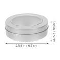 thumbnail image 2 of Hemobllo Set of 4 Round Tin Boxes with Lids, Metal Storage Containers for Cookies, Office Supplies, and Small Items, 2 of 8