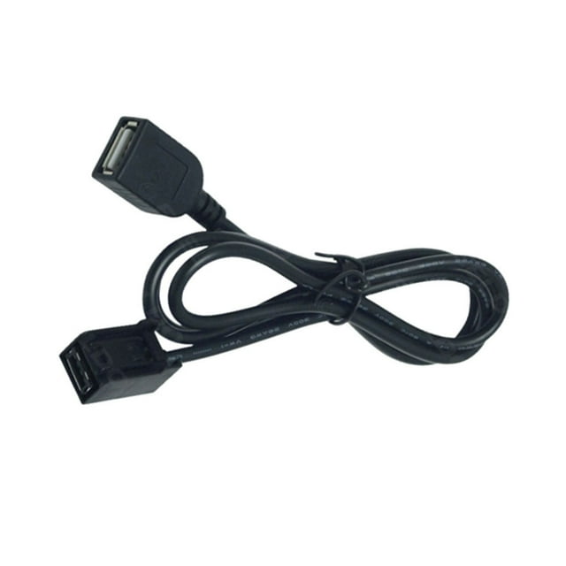 Becaristey Car AUX to USB Adapter Connect Cord Vehicle Audio Cable Connectors 1Set