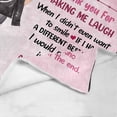 thumbnail image 3 of LHSHID Personalized Blanket to my bestie from best friend Thank You for making me laugh Blanket Throws Gifts for Women best Friend Siter, 3 of 4