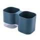 thumbnail image 2 of Inteprter Portalápices 2 en 1, caja de almacenamiento de maquillaje, organizador de escritorio desmontable, caja de almacenamiento de cepillos, maceta Jardín y Patio azul Inteprter HA005200-01, 2 of 6