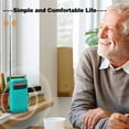 thumbnail image 4 of AM FM Pocket Radio, Transistor Radio with Loudspeaker, Headphone Jack, Portable Radio for Indoor, Outdoor Use Green, 4 of 8