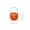 S, variant on Halloween Plastic Pumpkin Bucket, Orange, Durable, Round, Plastic, Perfect for Trick or Treating, Party Favors, and Home Decor