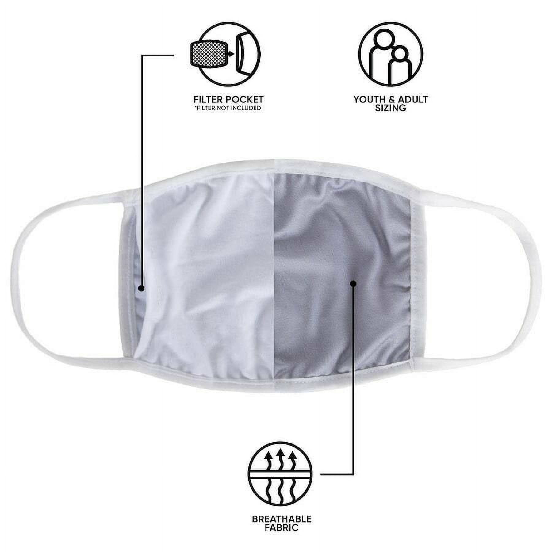 2 Pack Wisconsin Badgers Officially Licensed NCAA Washable Resuable Face Mask Cover By FOCO