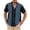 49#Royal Blue, variant on Men's Vintage Bowling Shirt Short Sleeve Button Down Summer Cuba Beach Shirts Royal Blue 4XL