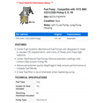 thumbnail image 2 of Fuel Pump - Compatible with 1972 GMC C25/C2500 Pickup 5.7L V8, 2 of 2
