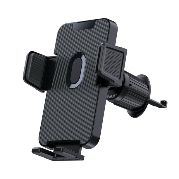 Pisexur Accesorios para coches, Electrónica para cochesSoporte para teléfono con abrazadera más ancha y gancho metálico para ventilación de coche, fundas gruesas, fácil de usar, apertura de ventilaci