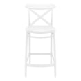 thumbnail image 4 of Compamia Cross Counter Stool White, Set of 2, 4 of 5