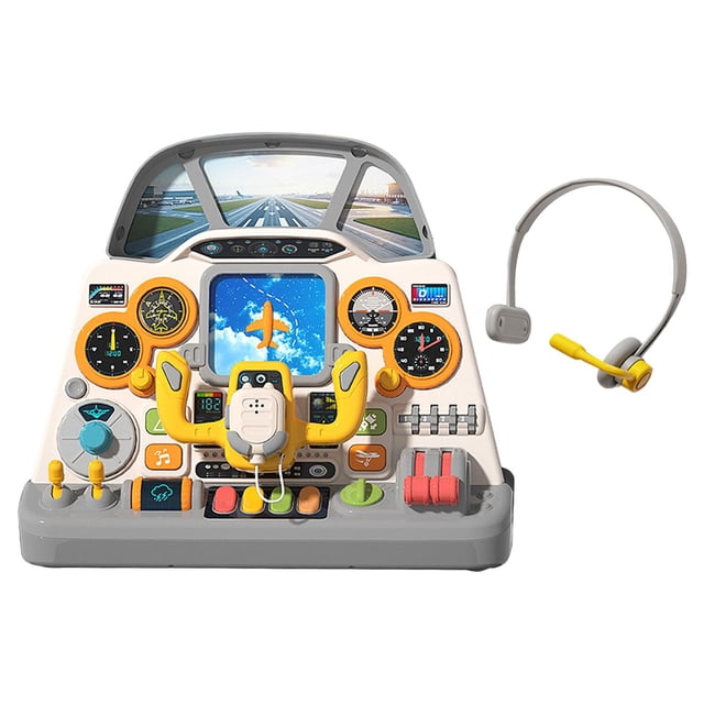 Tablero de actividades sensoriales Busy Board, juguete de simulación de , ligero con luces, para juegos de rol, regalo ideal para