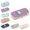 Purple, variant on 1 Pack Large Capacity Pencil Case, Multi-Compartment School Pen Pouch, Portable Stationery Bag with Zipper for Teen Students, Office Supplies & Travel Cosmetic Storage, 9.06in Navy