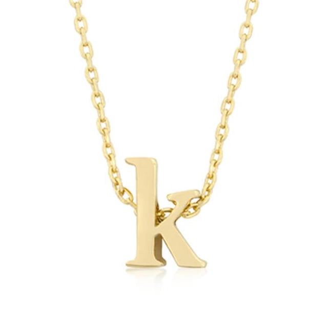Kate Bissett Pendentif Initiale Dorée K