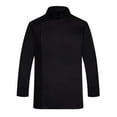 thumbnail image 1 of Veste de Chef Unisexe à Manches Longues, Boutons Rouges Contrastants, Uniforme de Cuisine d'Hôtel, 35 % Coton 65 % Polyester, Durable et Facile à Laver, 1 of 4