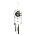 thumbnail image 2 of Southwest Cow Skull Dreamcatcher Feather Wind Chime, 2 of 6