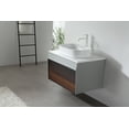 thumbnail image 4 of Ronda 30" Smoke Gray Oak Wall Mount Bathroom Vanity, 4 of 8
